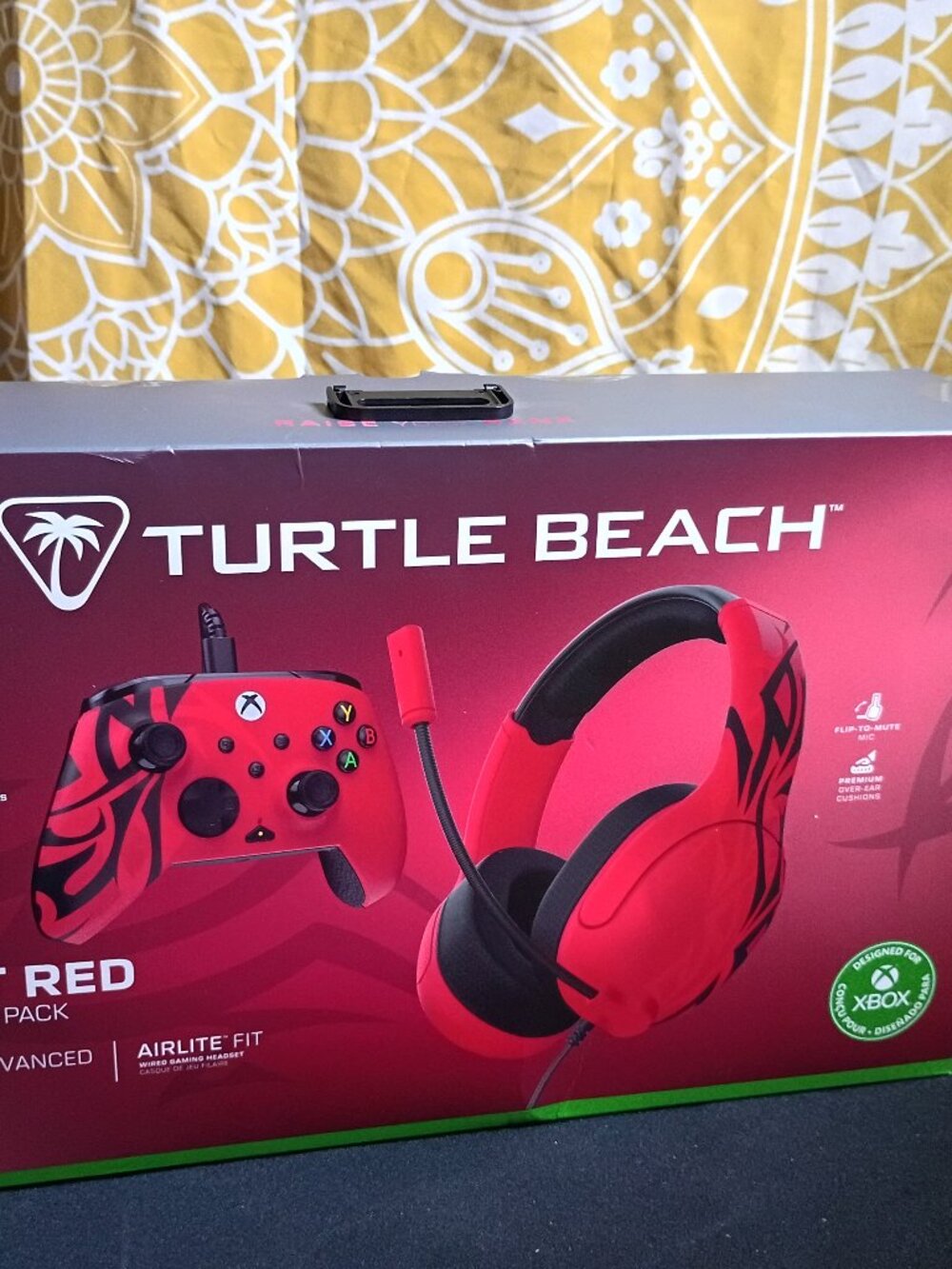 turtle beach spirit red bundle pack for xbox new in box